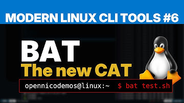 Modern Linux CLI Tools #6: BAT, the new CAT (with wings)
