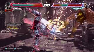 Tekken 7 Devil Jin season 4 max  damage combo with rage art?