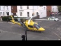 WNAA Air Ambulance Leamington Spa - Clarendon Street - Taking Off