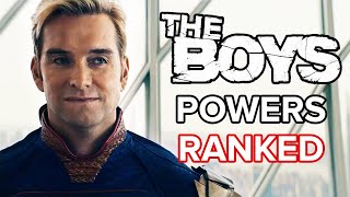 The Boys The Seven - Every Power Ranked
