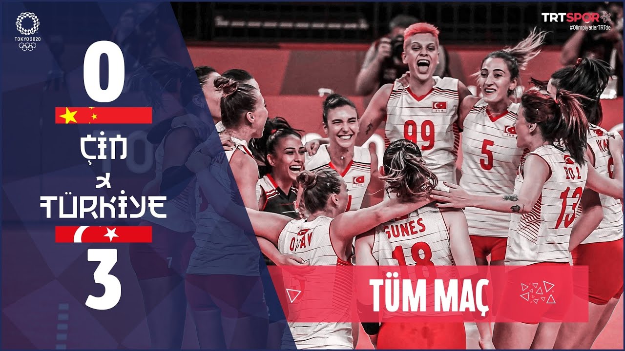 ⁣İŞTE O TARİHİ MAÇ! Türkiye 3 - 0 Çin (Maçın Tamamı) | Tokyo 2020 Olimpiyatları