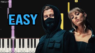 Download Lagu Alan Walker \u0026 Sophie Stray - Land Of The Heroes | EASY Piano Tutorial by Pianella Piano MP3