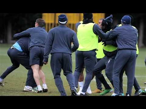 Emmanuel Adebayor Kolo Toure Fight At Manchester City Training Ground and Balotelli vs Jerome Boateng fight