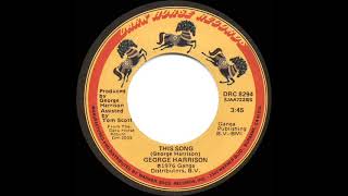 1976 HITS ARCHIVE: This Song - George Harrison (stereo 45 single version)