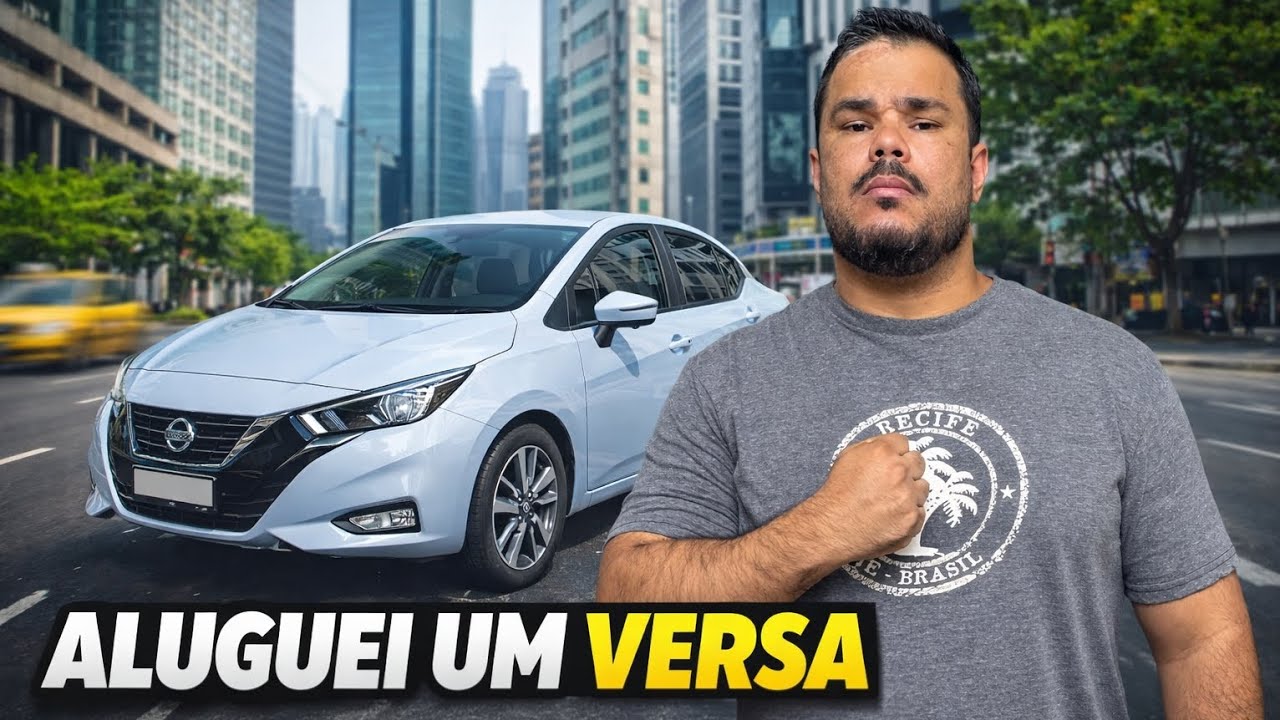 ✅️ Primeiro Vídeo Após minha Colisão - Aluguei um NISSAN VERSA!!!