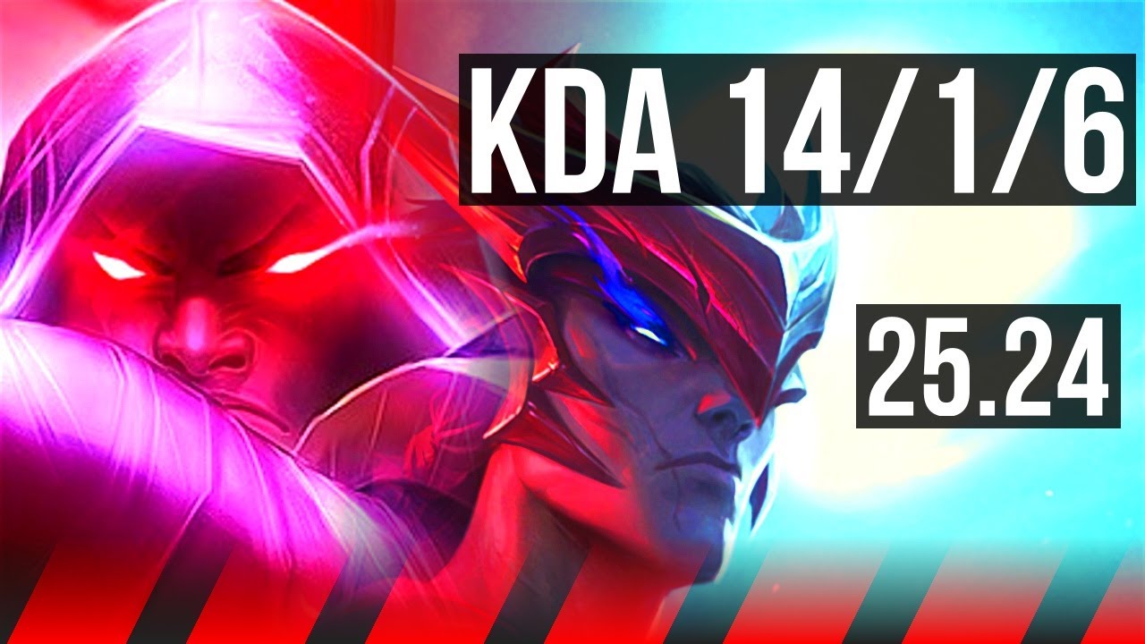 JAYCE vs YONE (TOP) | Good KDA: 14/1/6 | KR Master | 25.24