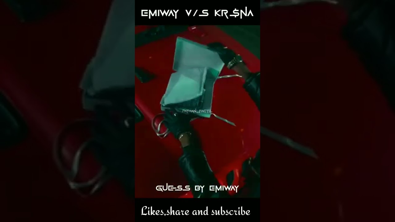 Emiway reply to kr$na i guess diss track facts | #diss #rap  #bkp #emiwaybantai  #shorts #viral