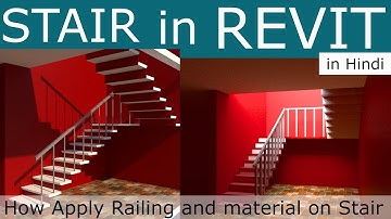 Stair in Revit architecture | Stair and railing design in Revit | Revit stair | Revit architecture |