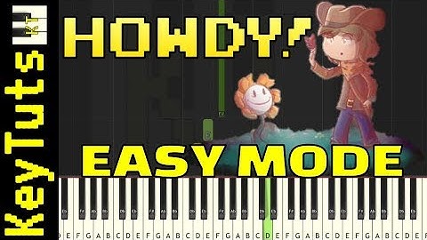 Learn to Play Howdy! from Undertale Yellow - Easy Mode