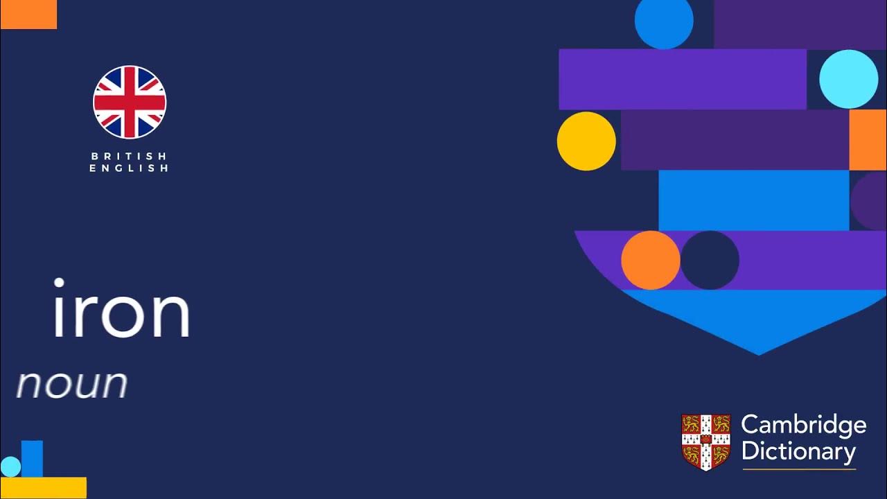 How to pronounce iron (noun) British English and American English