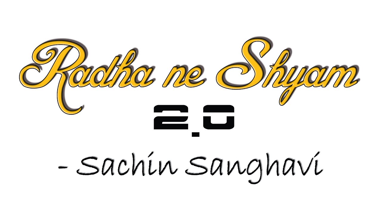 Radha Ne Shyam 2.0 | Vanravan Re Bolave | Sachin Sanghvi | Sachin-Jigar | Navratri Special 2020 l