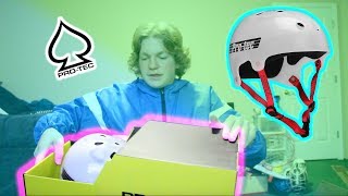 TRANSLUCENT WHITE PRO-TEC HELMET UNBOXING!