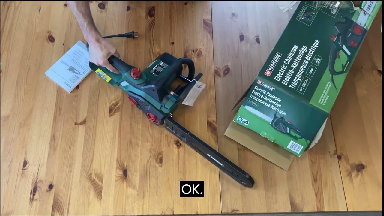 YouTube Parkside Electric 2200 PKS - A1 Chainsaw