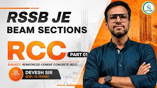 L 05 - Beam Sections - Part 1 | RSSB JE 2026 | Reinforced Cement Concrete | Civil Engineering
