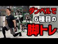 【ダンベル使用】脚を追い込む6種目のHIIT