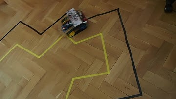 Arduino robotic car following color line with color sensor