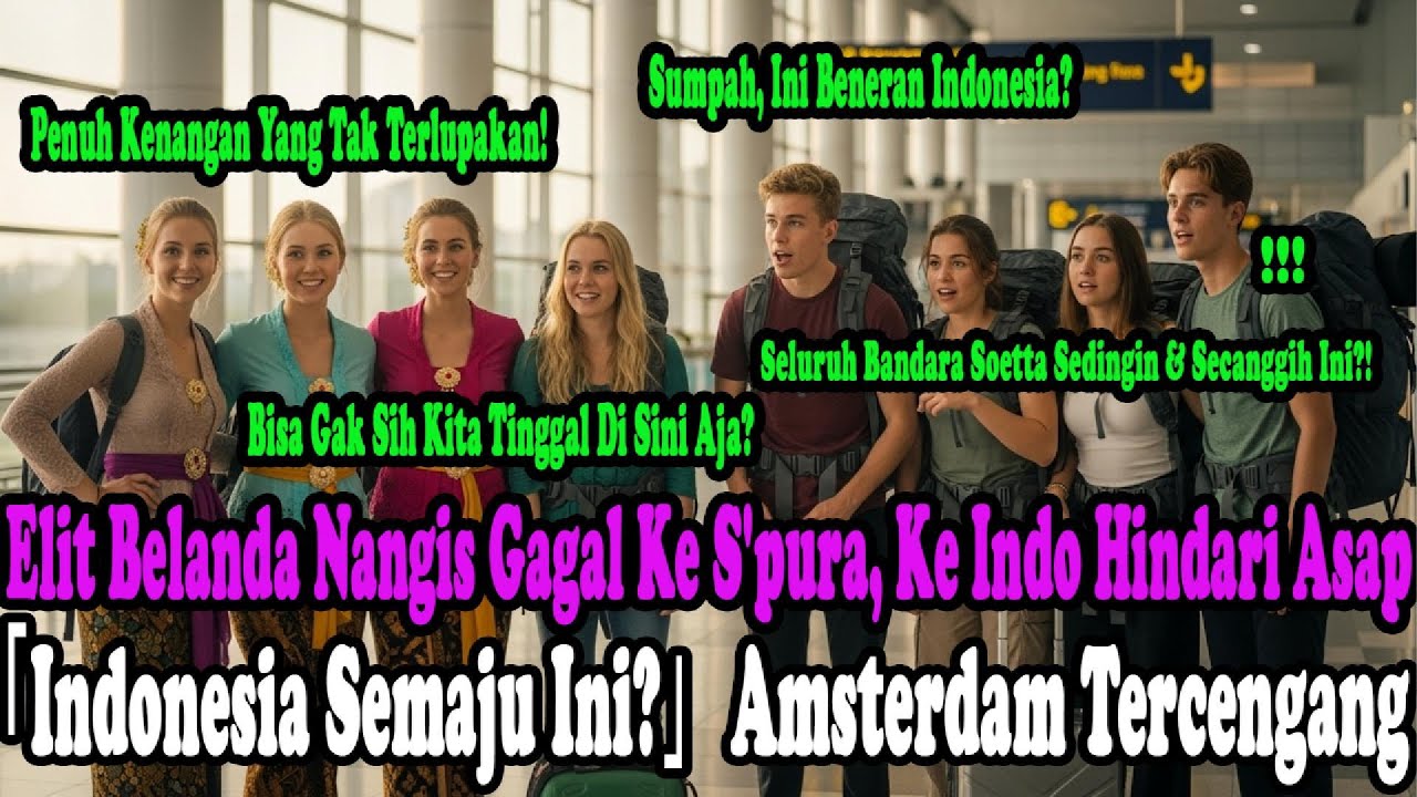 Batal Ke Singapura Karena Asap, Pelajar Belanda Justru Jatuh Cinta Pada Indonesia! [Reaksi Dunia]