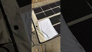 I Covered This PowerFilm Solar Panel With A Towel!