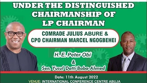 Peter Obi And Baba-Ahmed Datti