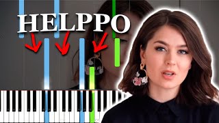 Video thumbnail of "BEHM - Hei Rakas - PIANO TUTORIAL"