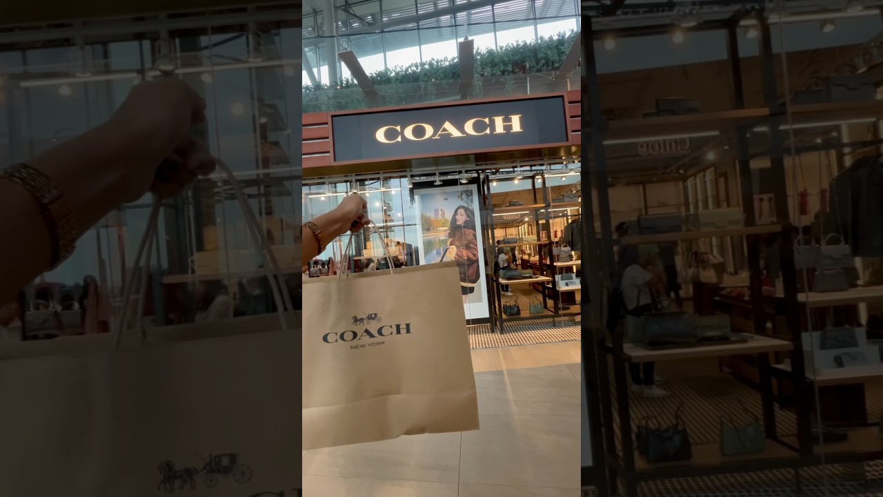 Brought 5 New Luxury Bags From Coach! ⭐️ #minivlog #shorts #shopping #coach #luxurybag