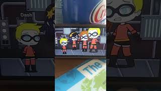 Violet use our force field to protect the family inside the drill and crashing everything