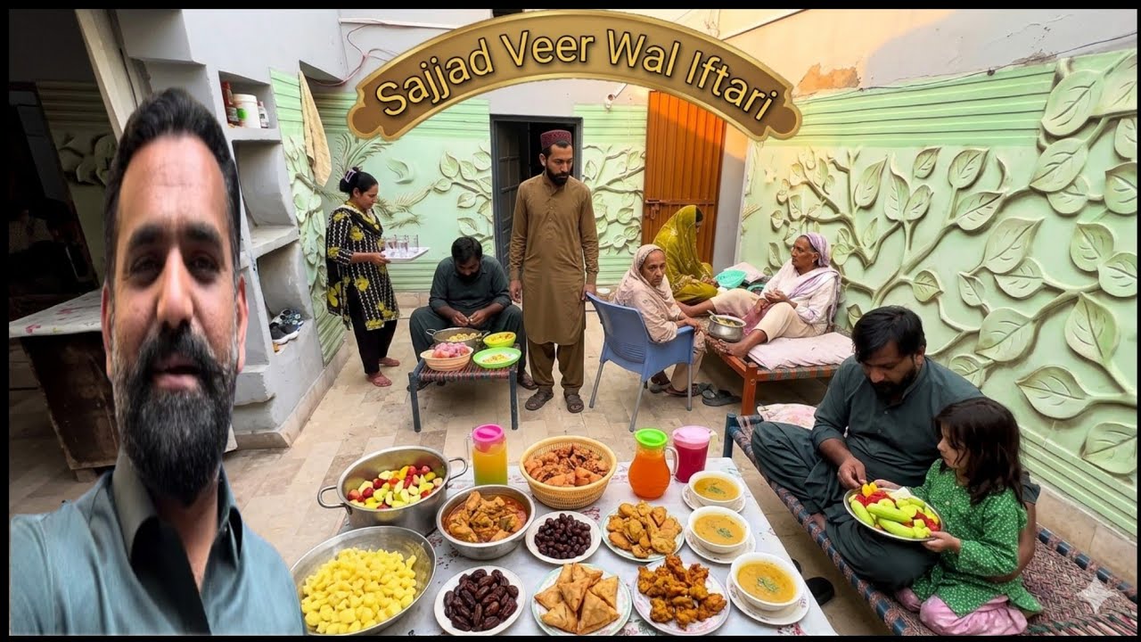 Sajjad Veer De Ghar Iftaar Party | Sub Mil K Iftari Kran Gy | Punjabi Reviews 