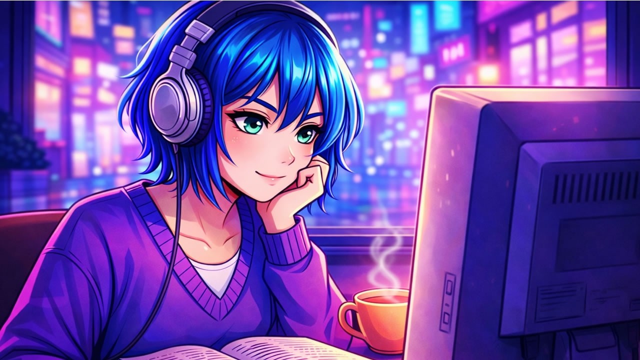 Lofi Hip Hop Study Mix 👾 (Anime · 8-Bit · Rain) 1 Hour ☕ | Procrastinating at 3AM | ChikaLofi