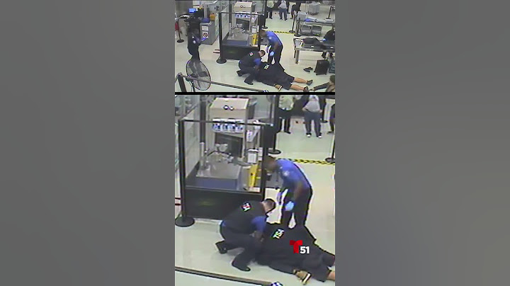Turista desata caos a puñetazos en el aeropuerto de Miami