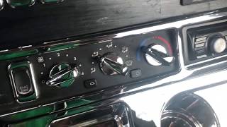 2005 Freightliner Columbia 120 chrome dash accessories