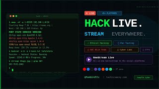 Ethical Hacking, Pen Testing &amp; Cybersecurity Labs on 45+ Pl - Live via OneStream Live #onestreamlive