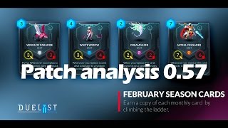 Duelyst beta Febuary 2016 patch analysis