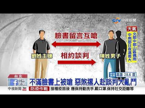 留言遭嗆談判變鬥毆 36人刀棍齊飛3重傷│中視新聞 20211103