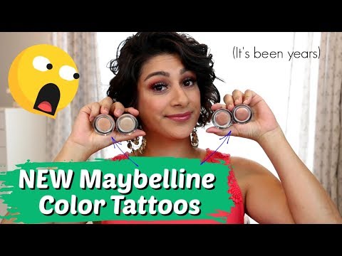 Video: Maybelline Eye Studio Barely Branded Color Tattoo Metal 24HR Eyeshadow Review