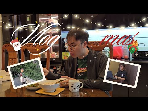 VLOGMAS | Một mình đón nhận không khí giáng sinh 🧣🧸🎀🎄 | Măngchuanè