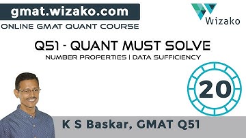 Must Solve Q51 level GMAT Question | GMAT Number Properties | GMAT 650 Level Question