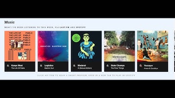 Spotify & Last.fm widget with energy-sensitive animations