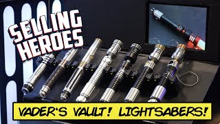 Custom Combat Ready Lightsabers Vaders Vault At Ny Comic Con