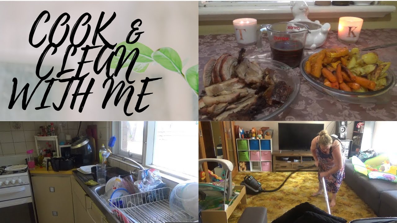 COOK AND CLEAN WITH ME!!! | SELF ISOLATION CLEANING MOTIVATION