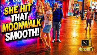 She Hit The Michael Jackson Moonwalk PERFECTLY 🕺🇫🇷 | Street Interview