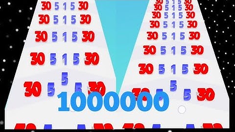 Satisfying mobile game|Number Master| Run and Merge number run 3d gamehyapnidunya level part 2