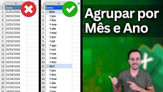 Como Agrupar Datas por Mês e Ano na Tabela Dinâmica do Excel? 3 soluções