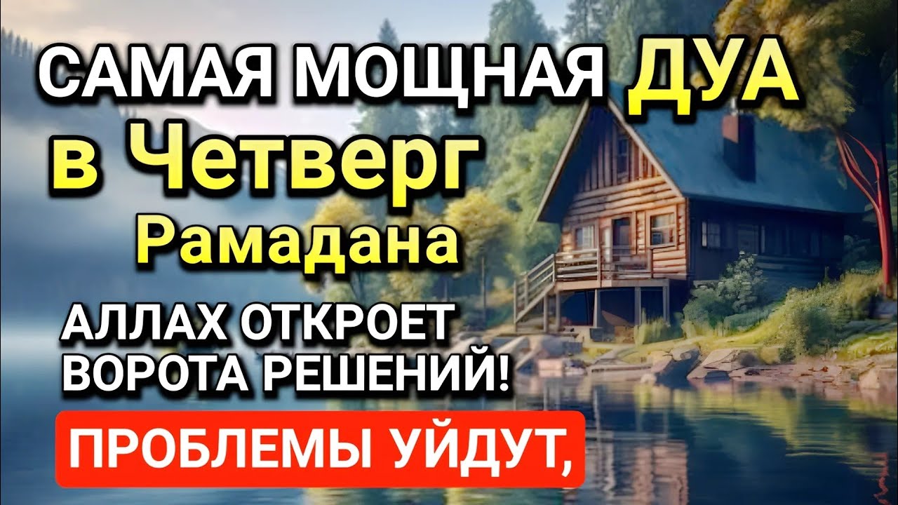 Самая сильная дуа в Четверг! Ризк, богатство, успех, счастье!l