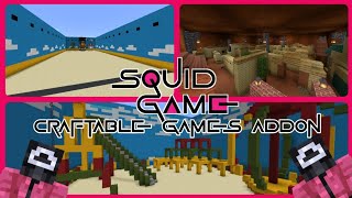 Craftable Squid Game Minigames Addon For Minecraft PE Showcase screenshot 3