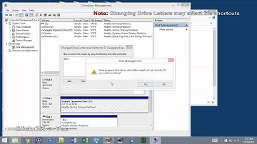 Change Drive letters in Windows 8