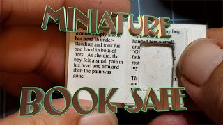 Miniature Book Safe | Dollhouse Escape Room Prop