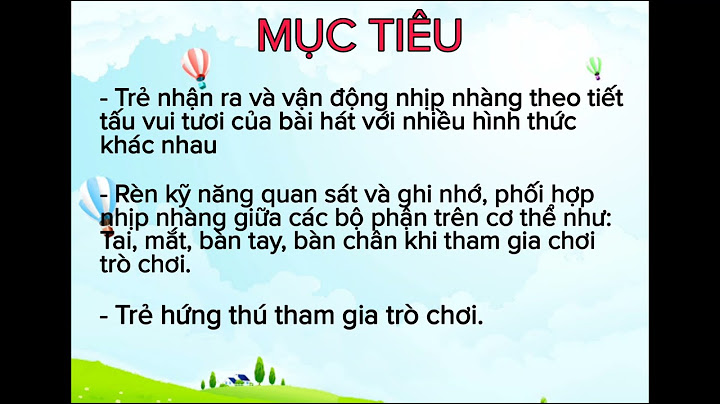 Hướng dẫn những trò chơi về âm nhạc