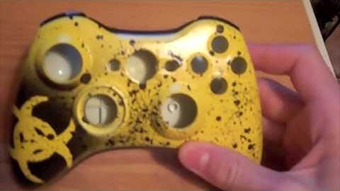 Biohazard Modded controller Custom Painted by GodsModz