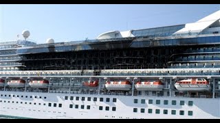 Пожар на Круизном Лайнере Star Princess. Fire on the Star Princess Cruise Liner.