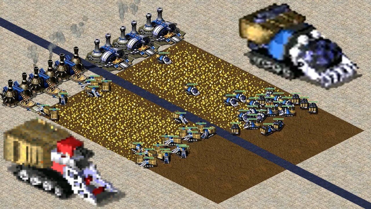 Битва за шахтёрское снаряжение — Red Alert 2